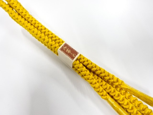 JAPANESE KIMONO / UNUSED HAND-TIED OBIJIME
